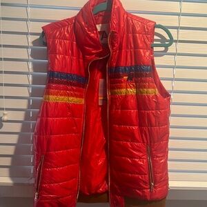 NWT Aviator Nation Puffer Vest Size Large